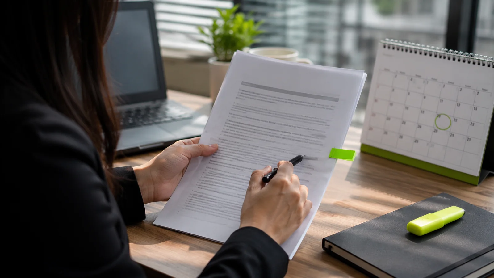 Employer reviewing an employment contract ahead of Singapore's retirement age change