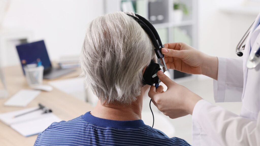 Occupational hearing test during on-site health screening in Singapore workplace