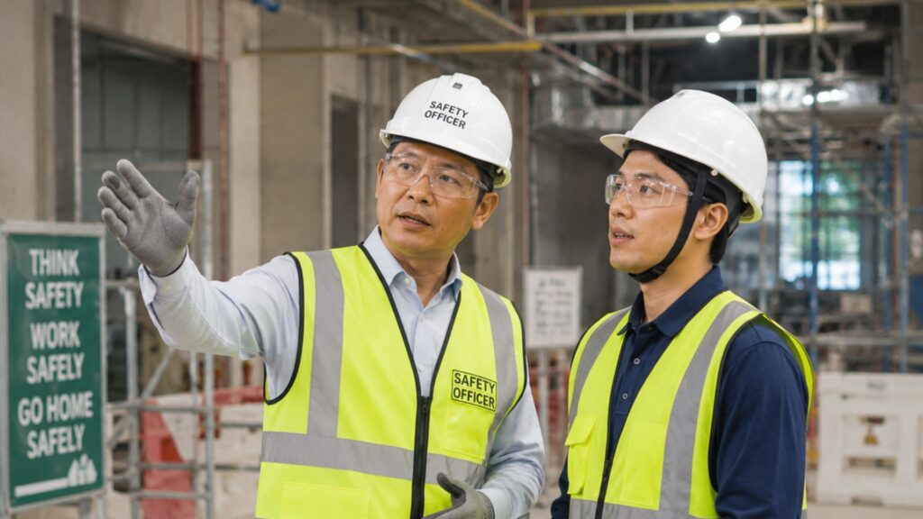 WSHMS Champion appointed as safety officer leading workplace safety management Singapore